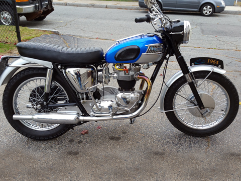 Classic British motorcycles, restored vintage collectible British motorcycles, Doug's Cycle Barn, MA, RI, CT, NH, ME, VT, NY