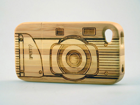 Laser-marked cell phone case, wood phone case laser etching, MA, RI, CT, NH, ME, VT, NY