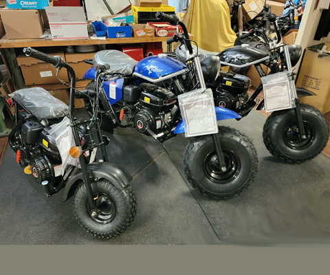 Mini bike sales & restoration, TrailMaster mini bikes, Doug's Cycle Barn, MA, RI, CT, NH, ME, VT, NY