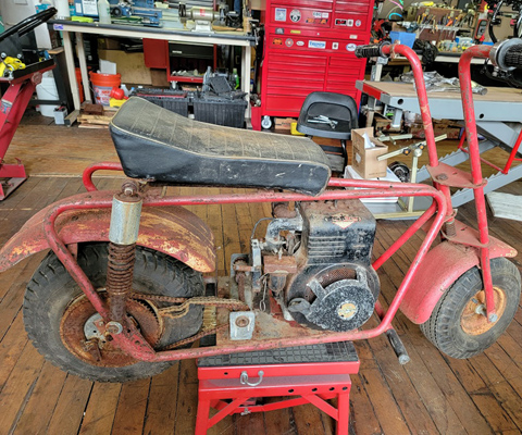 TrailMaster mini bikes, mini bike sales & restoration, Doug's Cycle Barn, MA, RI, CT, NH, ME, VT, NY