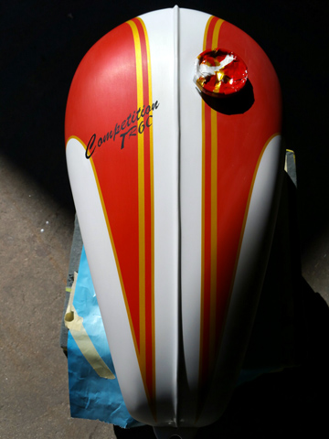 Classic motorcycle paint jobs, vintage British motorcycle molding fabrication, MA, RI, CT, ME, NH, VT, NY